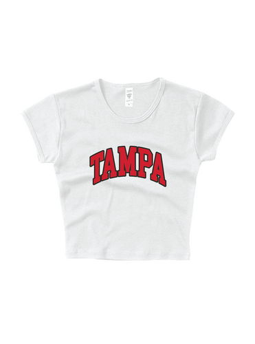 University of Tampa Block Letter Baby Tee