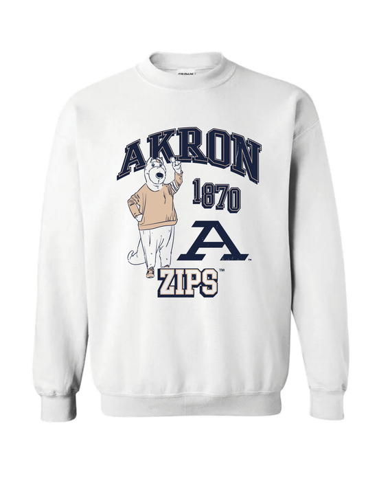 University of Akron Vintage Crewneck