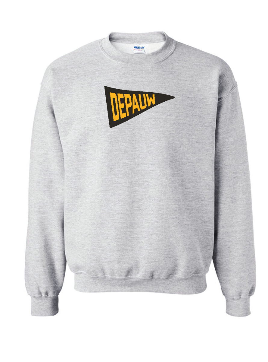 DePauw University Pennant Crewneck