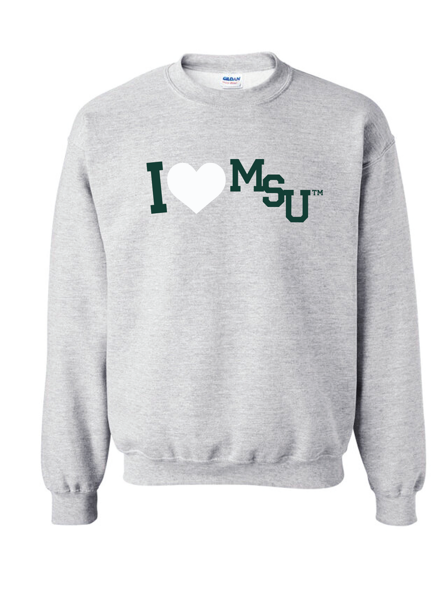 Michigan State University Love Crewneck