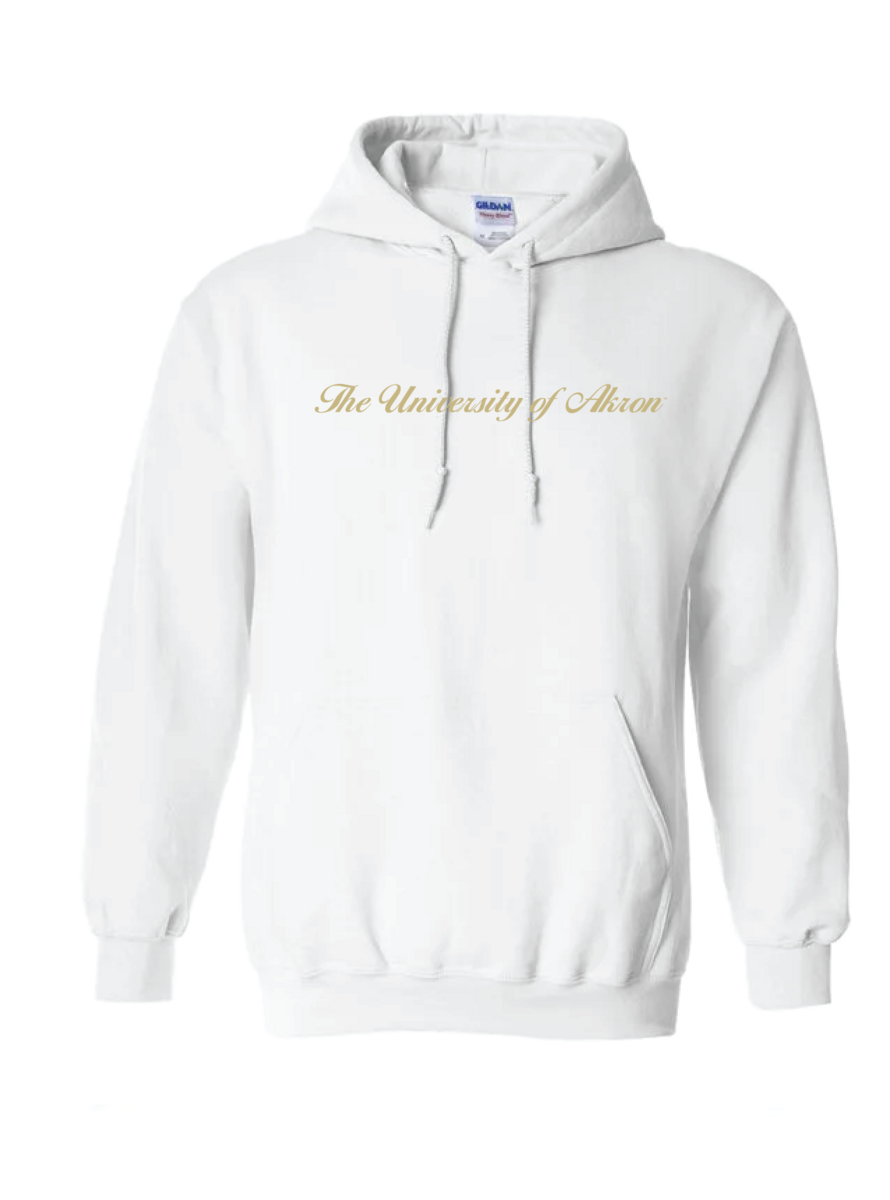 University of Akron Script Hoodie