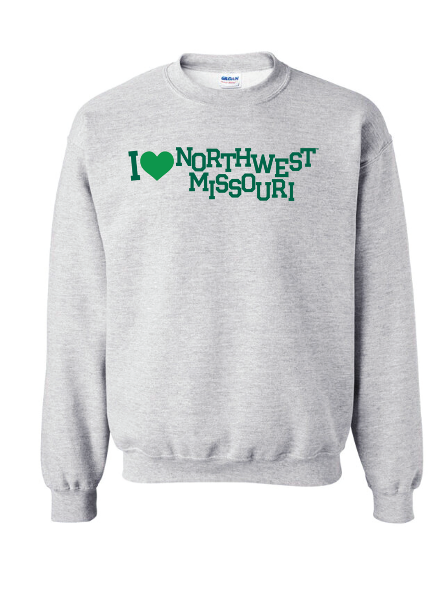 Northwest Missouri State University Love Crewneck