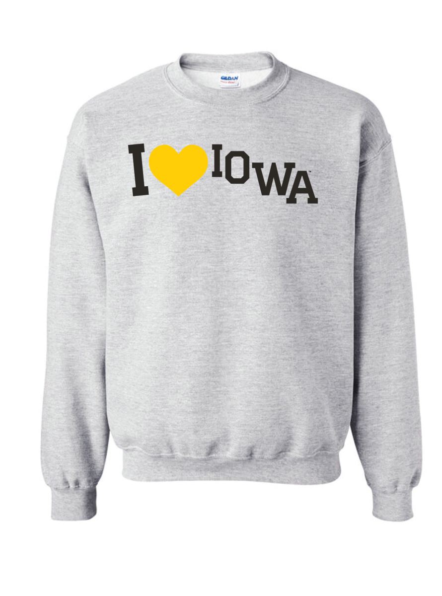 University of Iowa Love Crewneck
