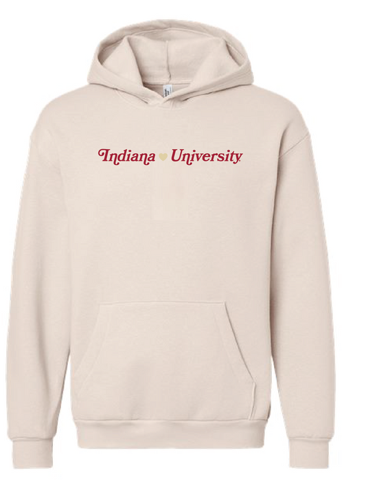 Indiana University Heart Hoodie
