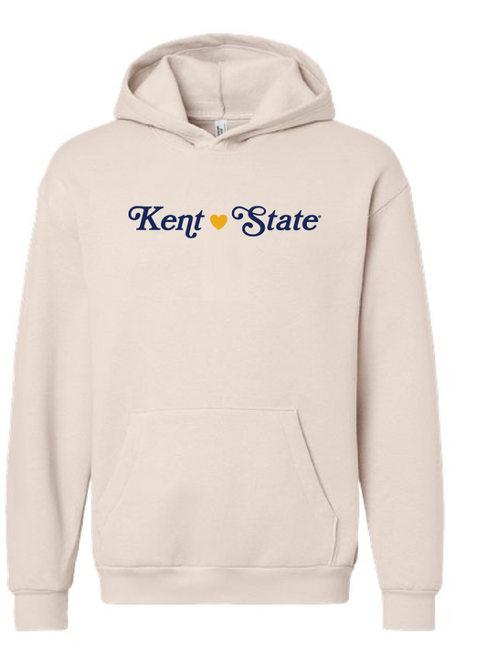 Kent State University Heart Hoodie