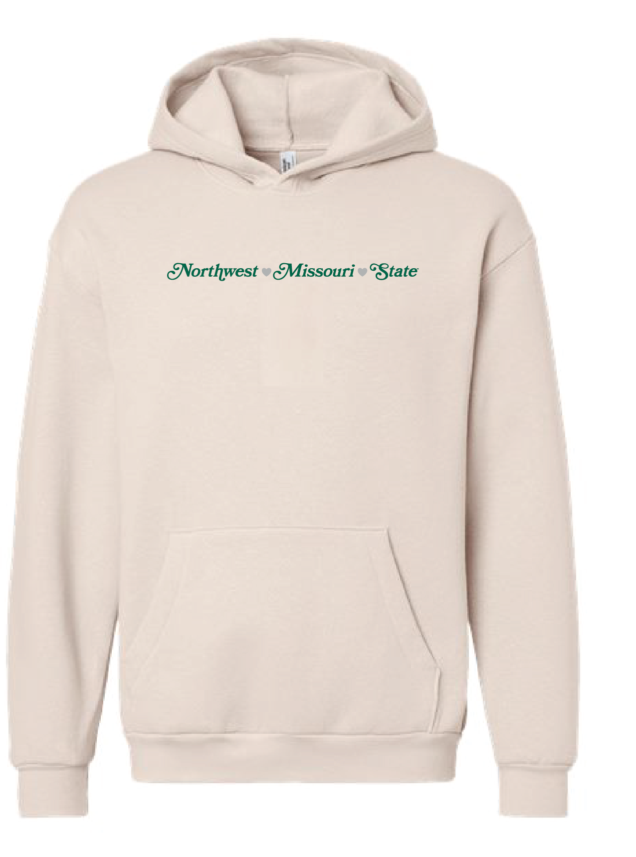 Northwest Missouri State University Heart Hoodie