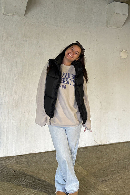 James Madison Corded Crewneck