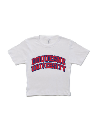 Duquesne University Block Letter Baby Tee