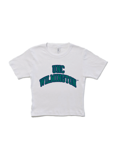 University of North Carolina at Wilmington Block Letter Baby Tee