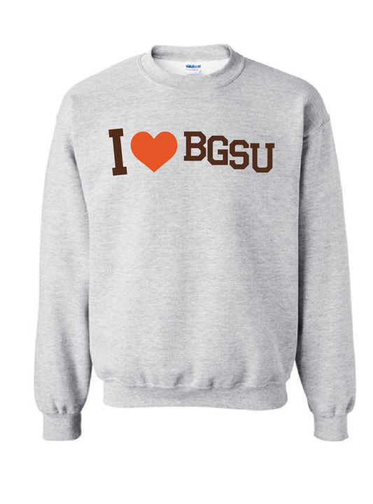 Bowling Green State University Love Crewneck