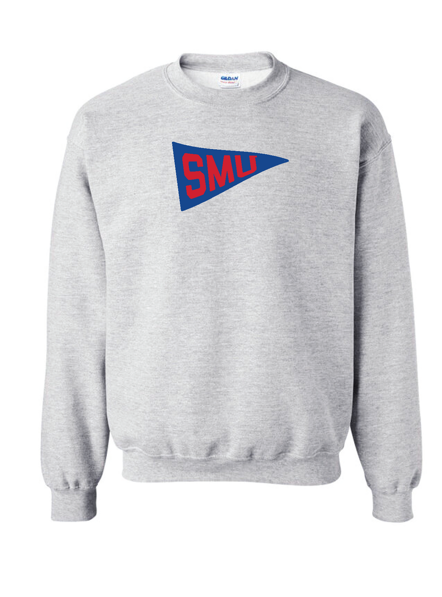 Southern Methodist University Pennant Crewneck