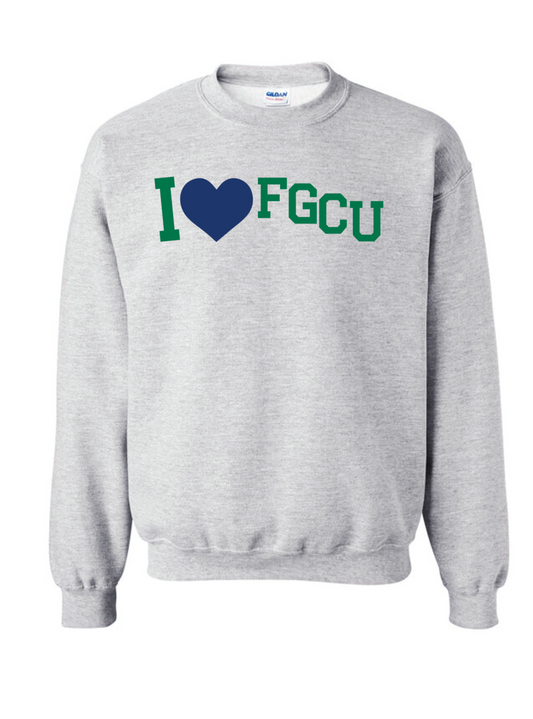 Florida Gulf Coast University Love Crewneck