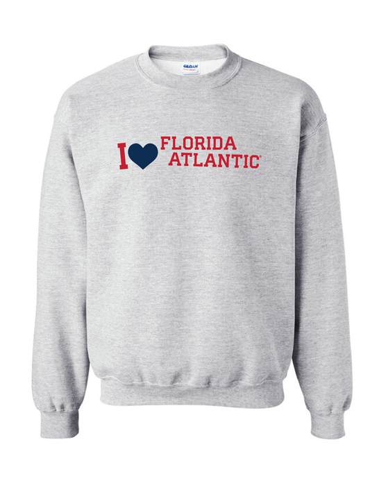 Florida Atlantic University Love Crewneck
