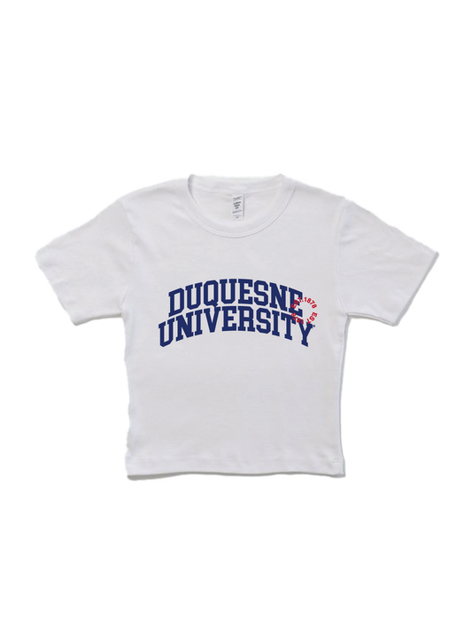 Duquesne Varsity Baby Tee