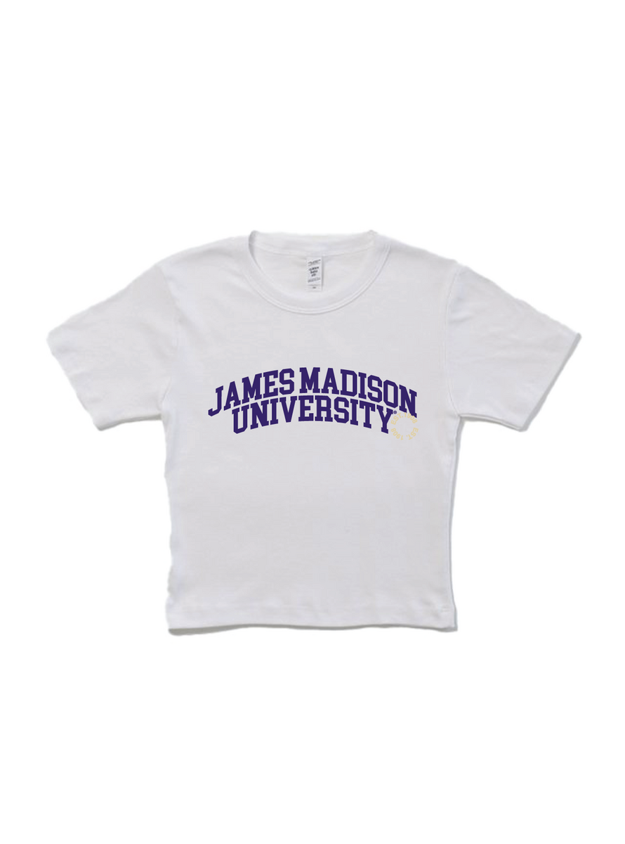 James Madison Varsity Baby Tee