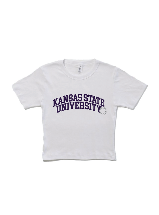 Kansas State Varsity Baby Tee