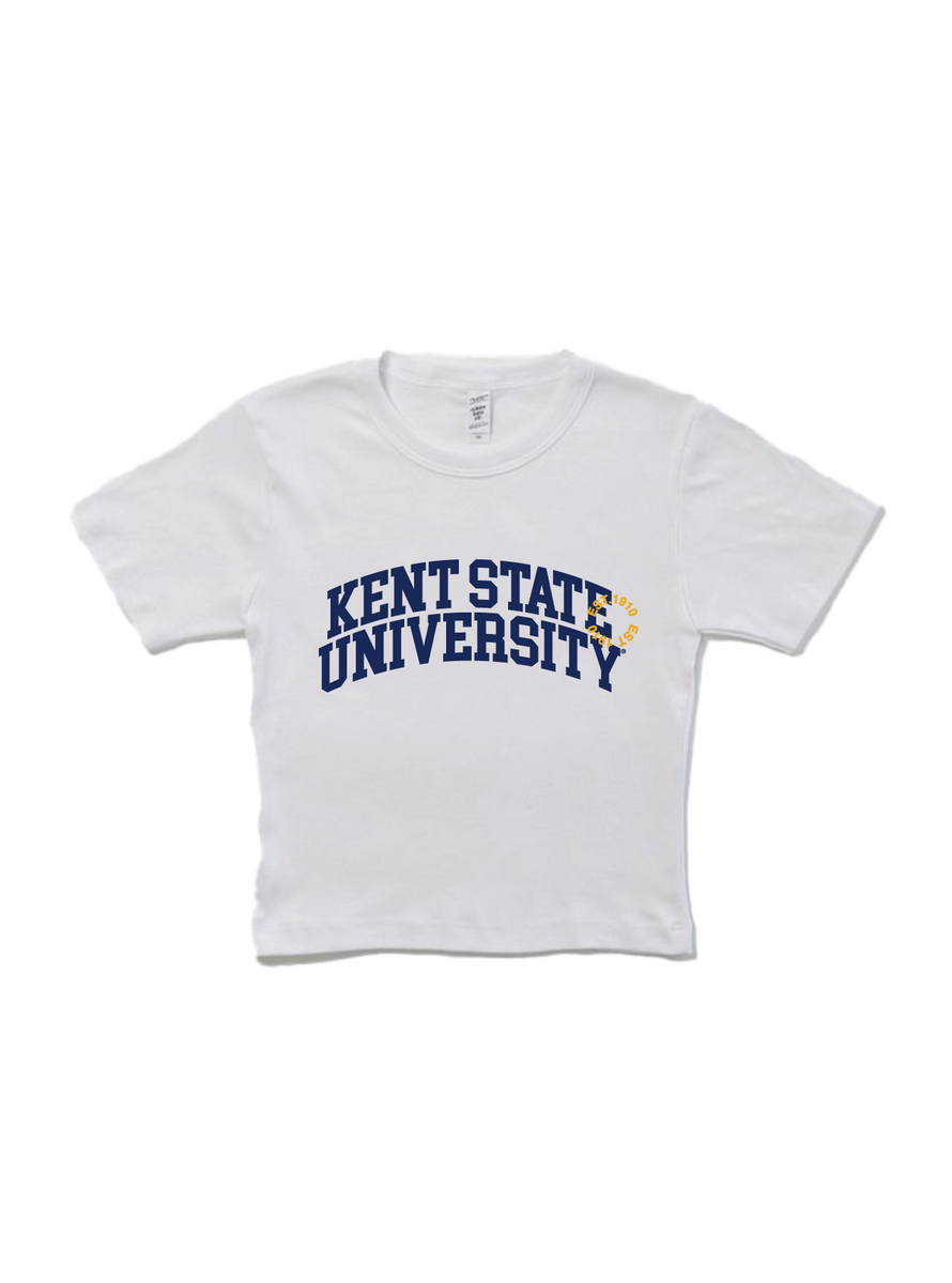 Kent State Varsity Baby Tee