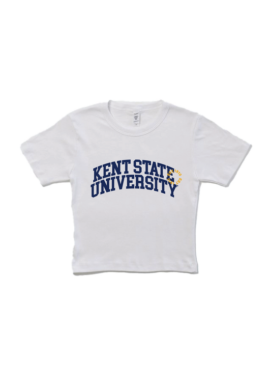 Kent State Varsity Baby Tee