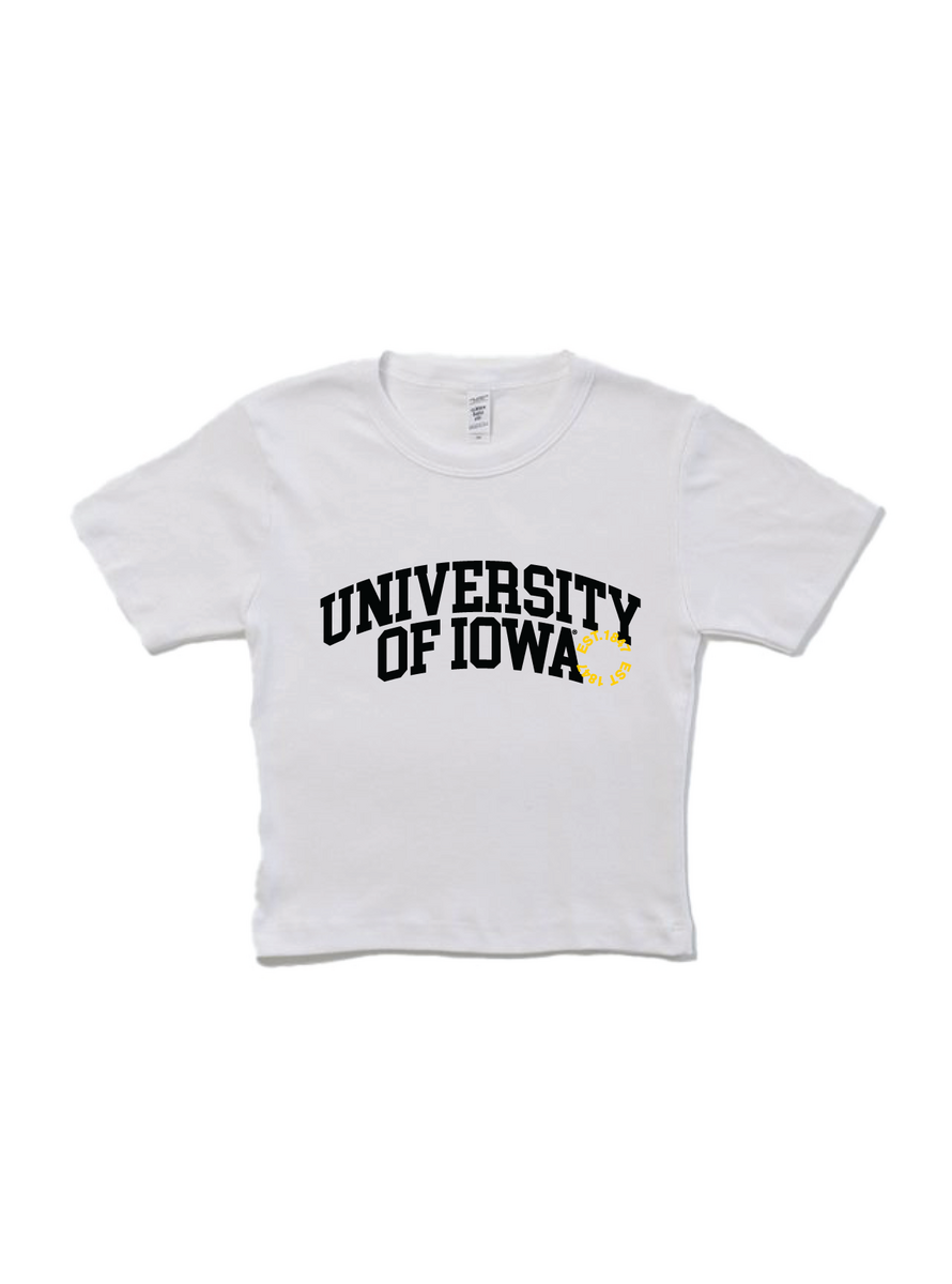 University of Iowa Varsity Baby Tee