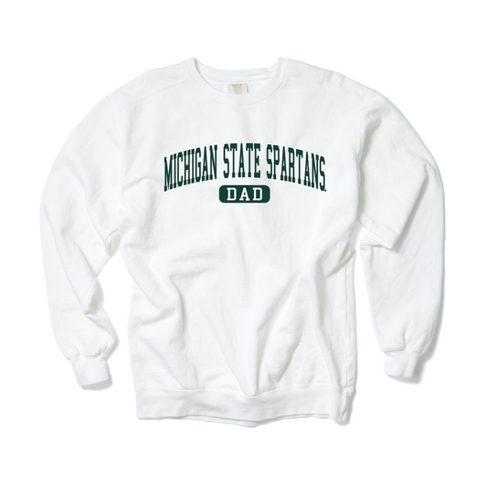 Michigan State Dad Crewneck