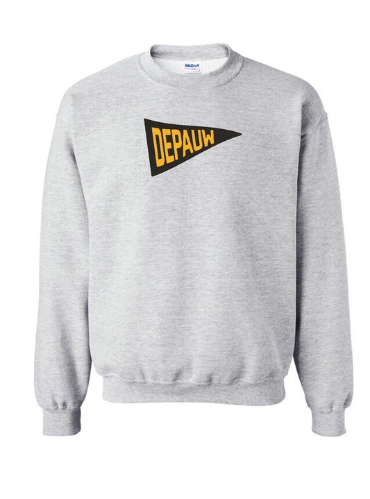 DePauw University Pennant Crewneck