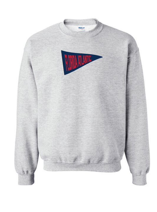 Florida Atlantic University Pennant Crewneck