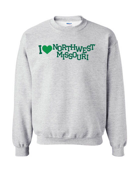 Northwest Missouri State University Love Crewneck