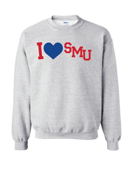 Southern Methodist University Love Crewneck