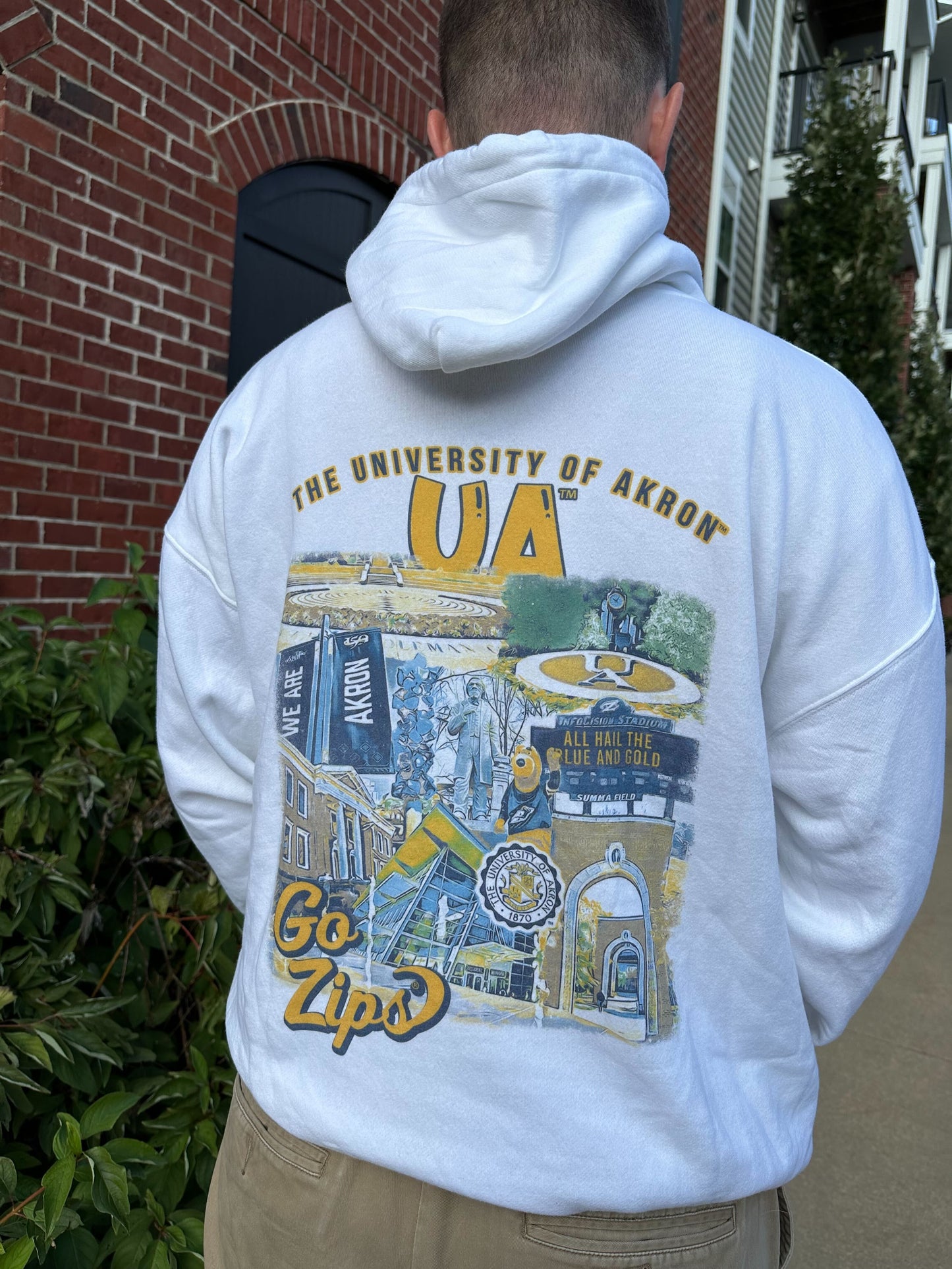 University of Akron Landmark Hoodie