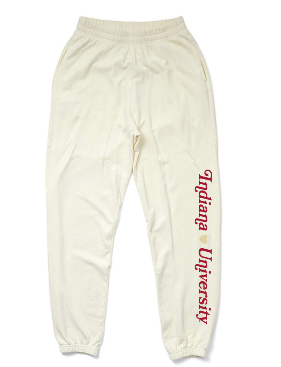 Vanilla Ice Indiana University Heart Matching Set Light Weight Joggers