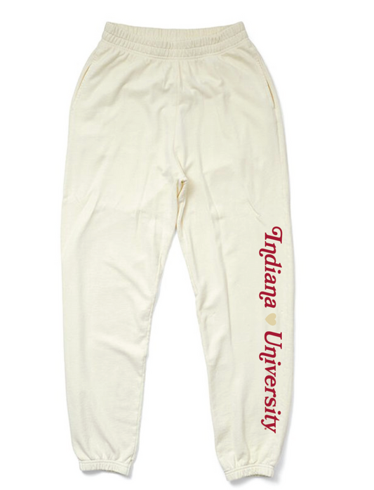 Vanilla Ice Indiana University Heart Matching Set Light Weight Joggers