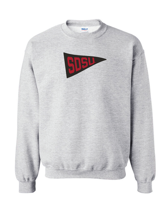 San Diego State University Pennant Crewneck