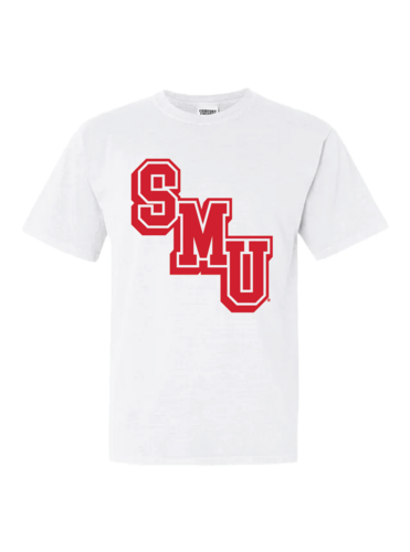 Southern Methodist University Letter Tee