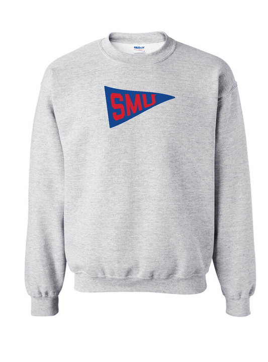Southern Methodist University Pennant Crewneck