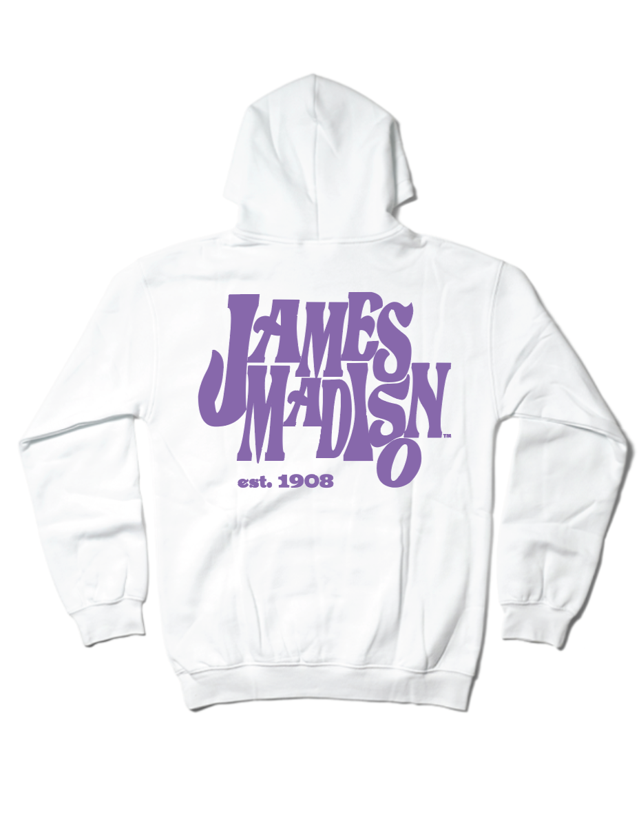 James Madison White Hoodie