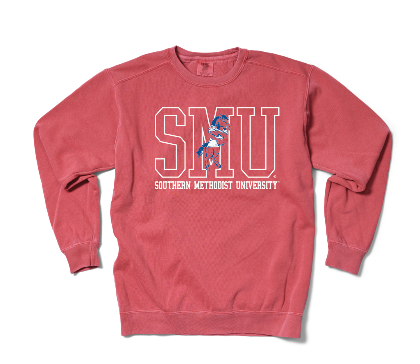 Southern Methodist Mascot Crewneck