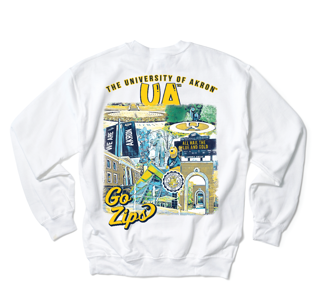 University of Akron Landmark Crewneck