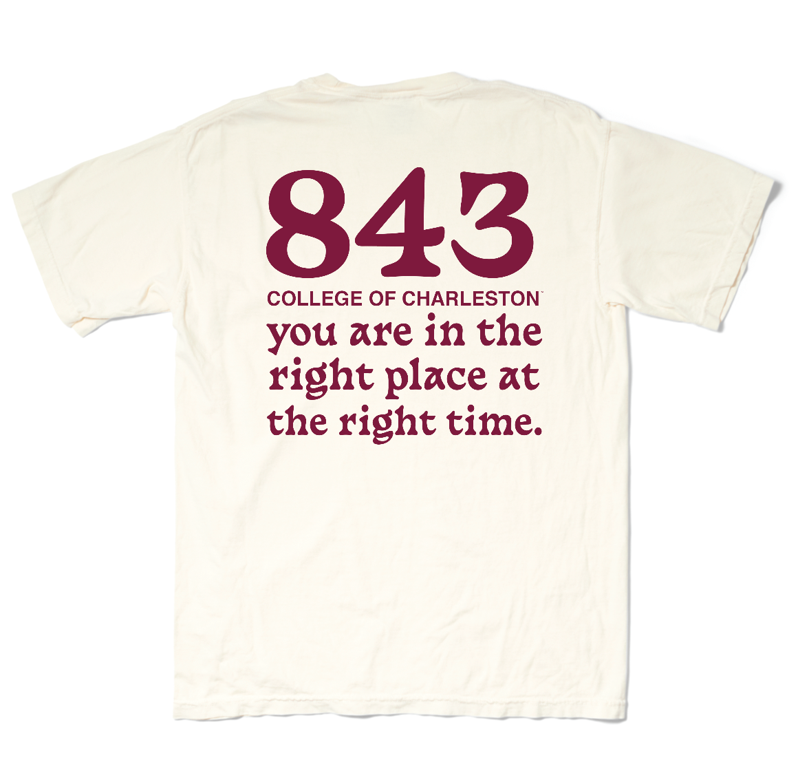 College of Charleston Zip Code Tee