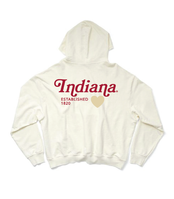 Vanilla Ice Indiana University Heart Matching Set Light Weight Hoodie