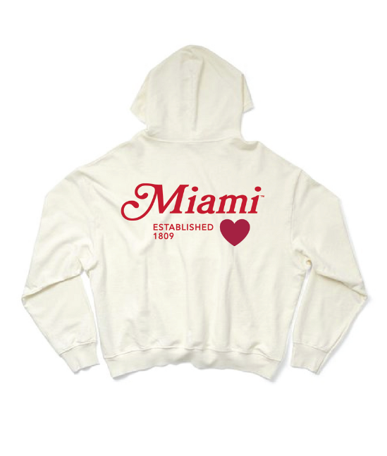 Vanilla Ice Miami University Heart Matching Set Light Weight Hoodie