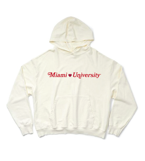 Vanilla Ice Miami University Heart Matching Set Light Weight Hoodie