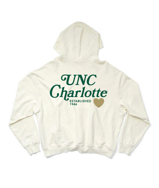 Vanilla Ice UNC Charlotte Heart Matching Set Light Weight Hoodie