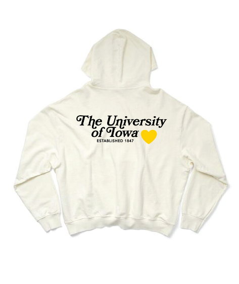 Vanilla Ice University of Iowa Heart Matching Set Light Weight Hoodie