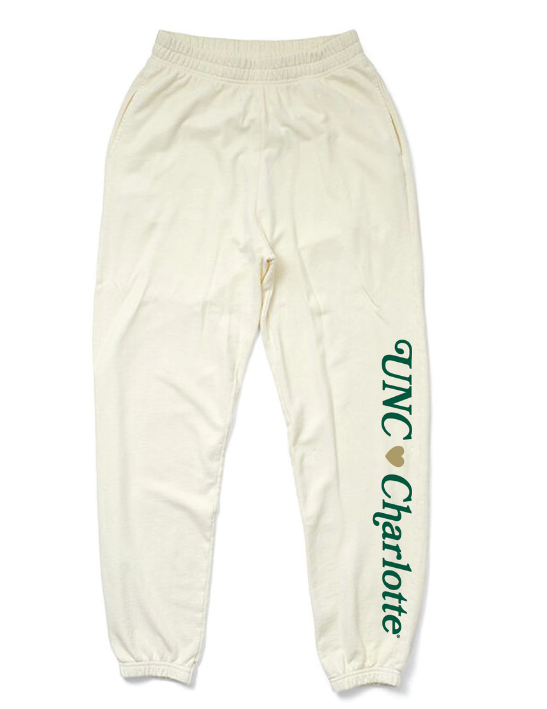 Vanilla Ice UNC Charlotte Heart Matching Set Light Weight Joggers