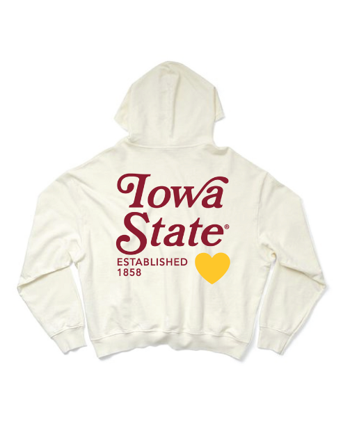 Vanilla Ice Iowa State Heart Matching Set Light Weight Hoodie