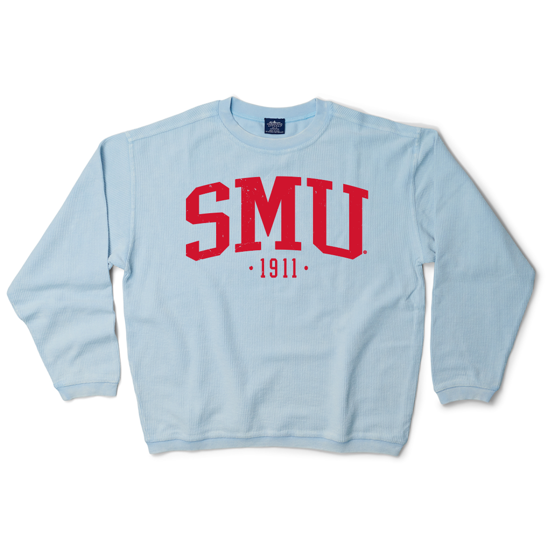 Southern Methodist Corded Crewneck