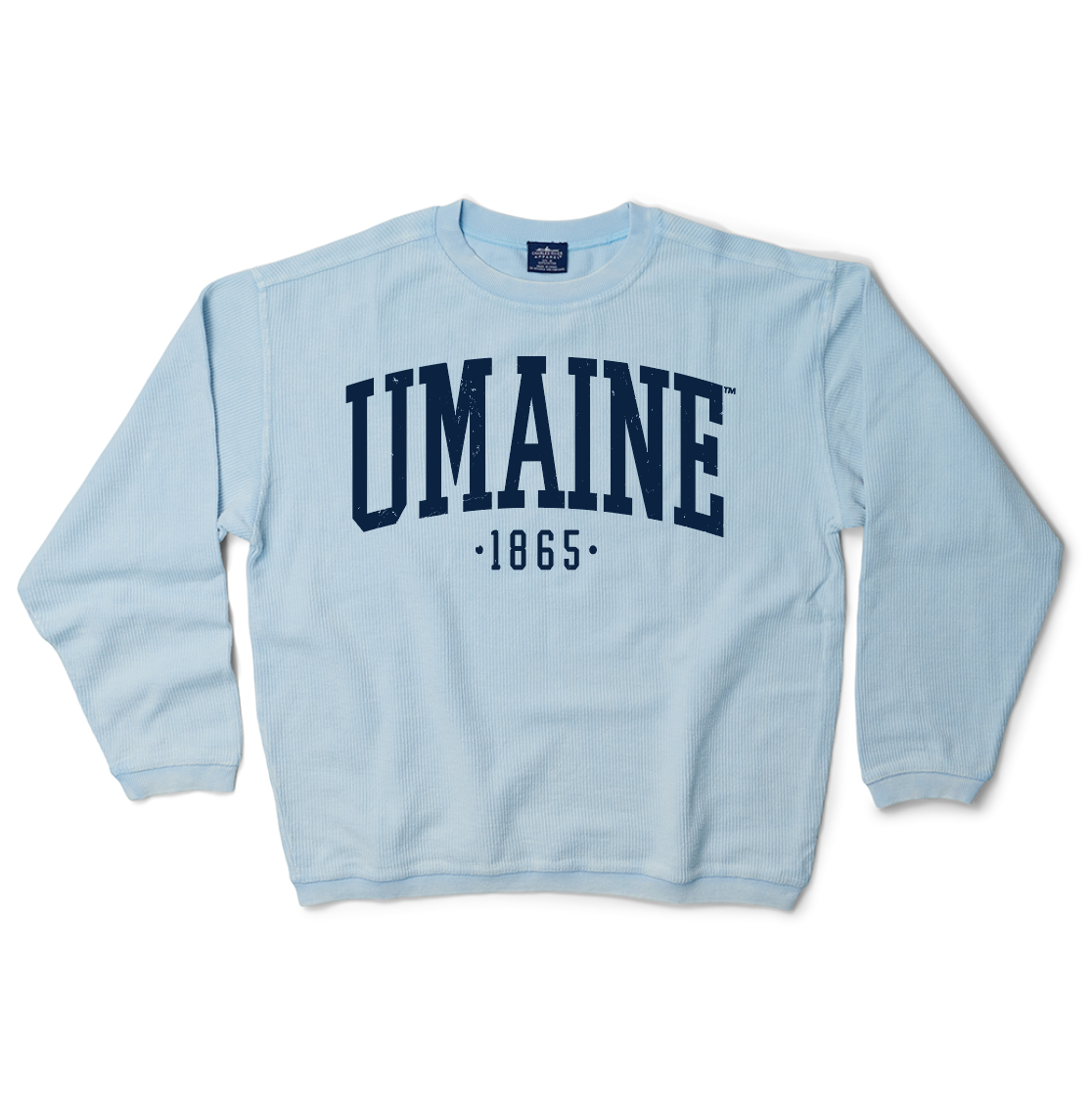 University of Maine Corded Crewneck