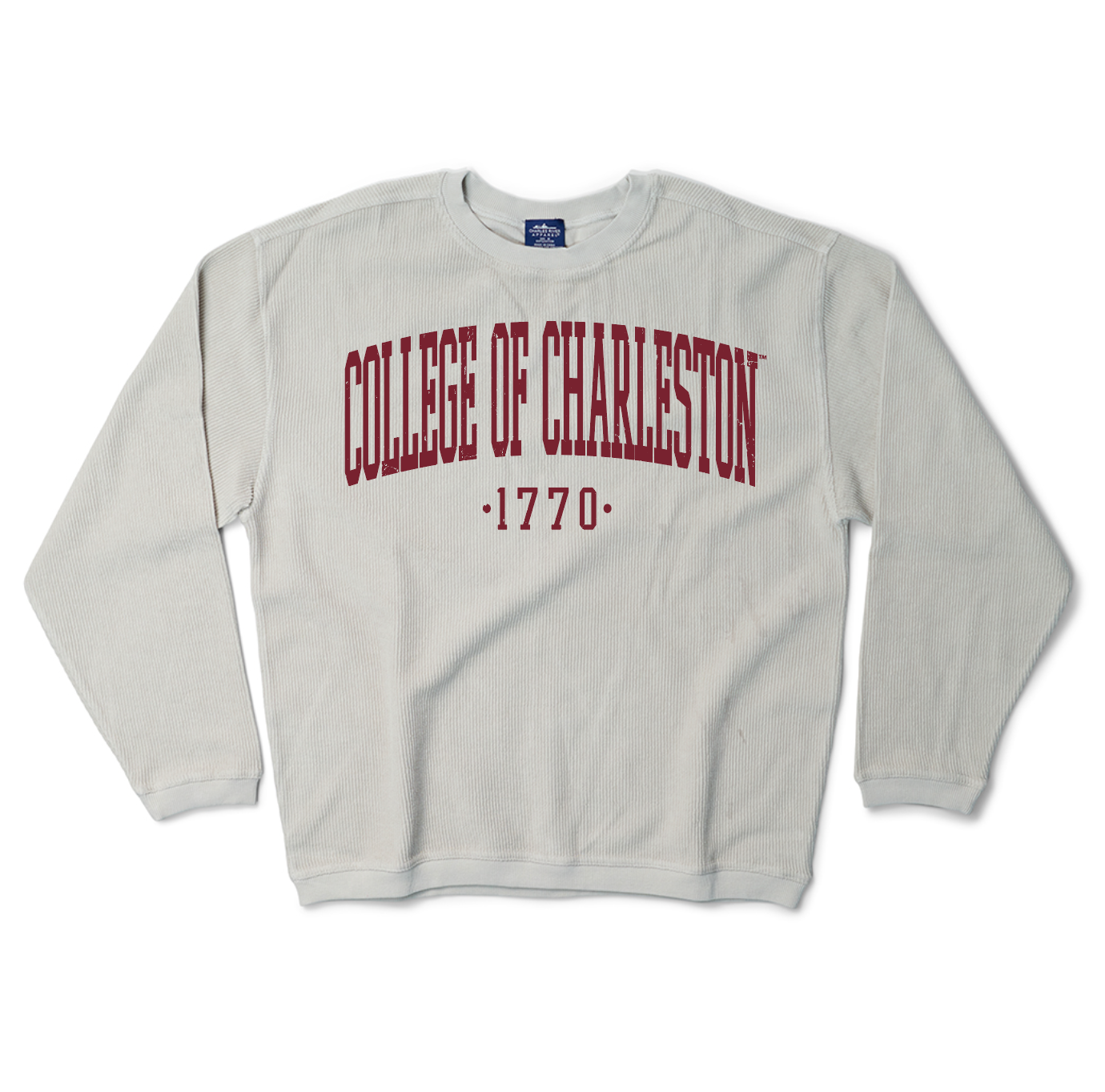 College of Charleston Corded Crewneck