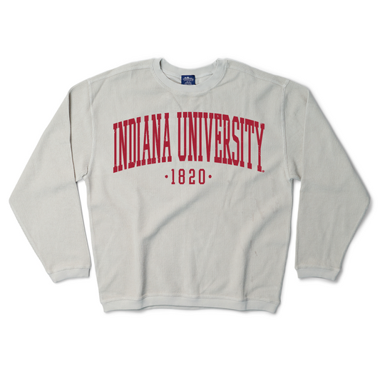 Indiana University Corded Crewneck