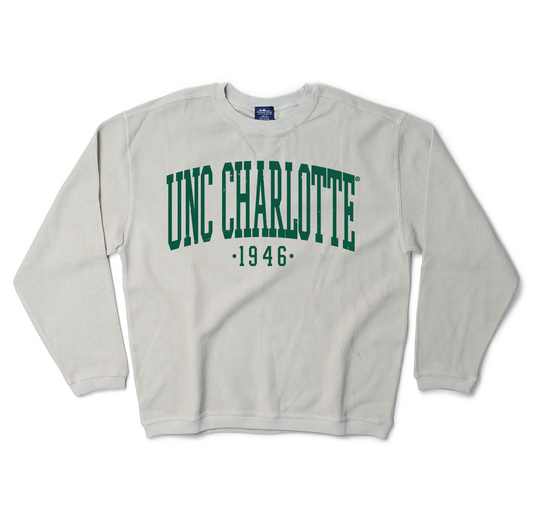 UNC Charlotte Corded Crewneck